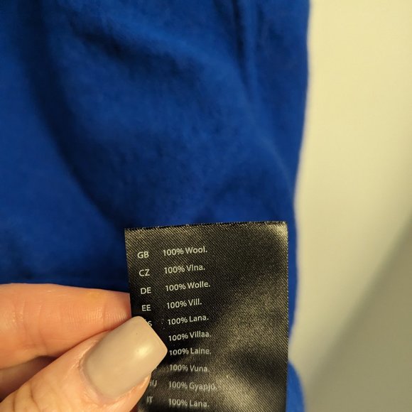 Cos royal blue wool sweater - Picture 3 of 5